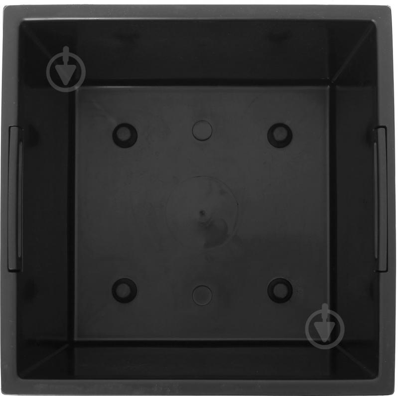 Горщик пластиковий Prosperplast Rato square 2 в 1 квадратний 91,5 л коричневий (77952-440) - фото 3