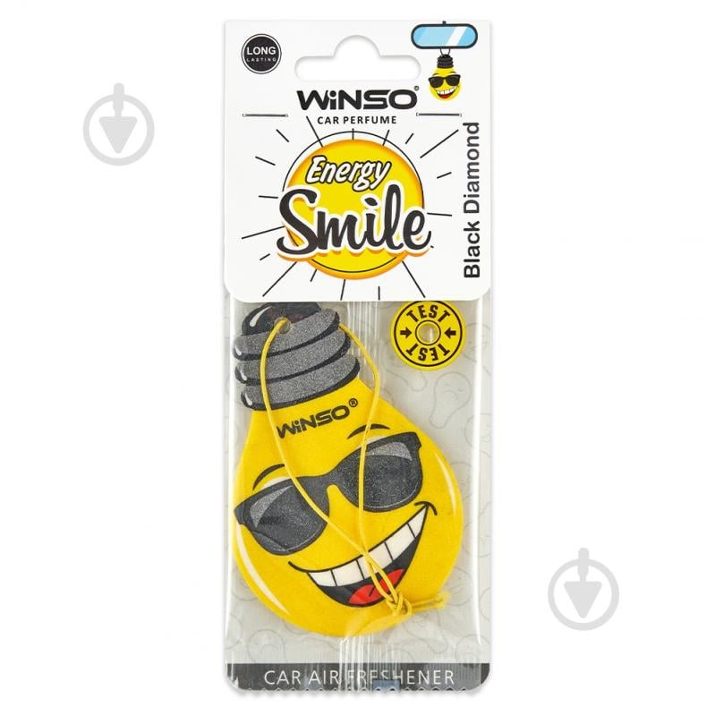 Ароматизатор подвесной WINSO Energy Smile Black Diamond - фото 1