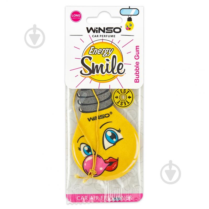 Ароматизатор подвесной WINSO Energy Smile Bubble Gum - фото 1