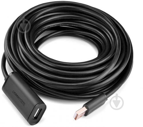 Кабель UGREEN USB 2.0 USB A 10 м black (10321) - фото 2
