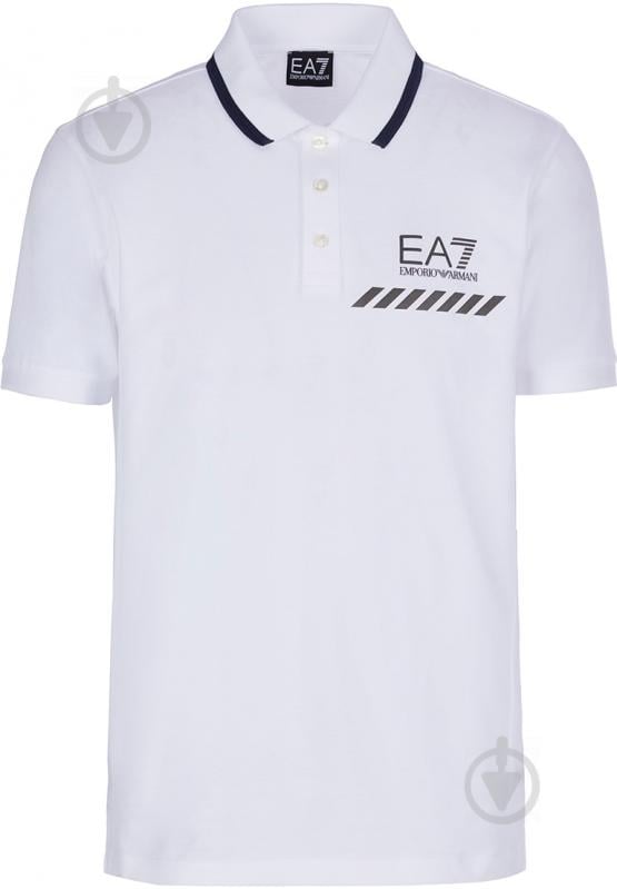 Поло EA7 3KPF24-PJ5SZ-1100 р.2XL білий - фото 1