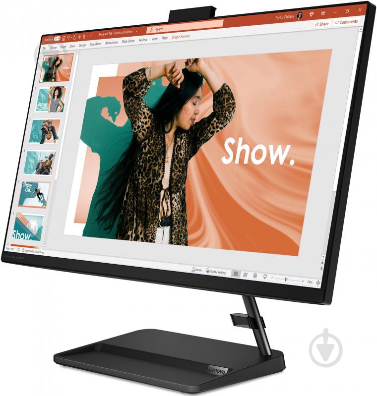 Моноблок Lenovo IdeaCentre AIO 3 27IAP7 27" (F0GJ00T6UO) black All - in - one - фото 2