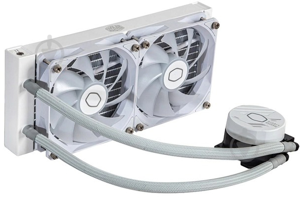 Система водного охлаждения Cooler Master MasterLiquid 240L Core ARGB White (MLW-D24M-A18PZ-RW) - фото 2