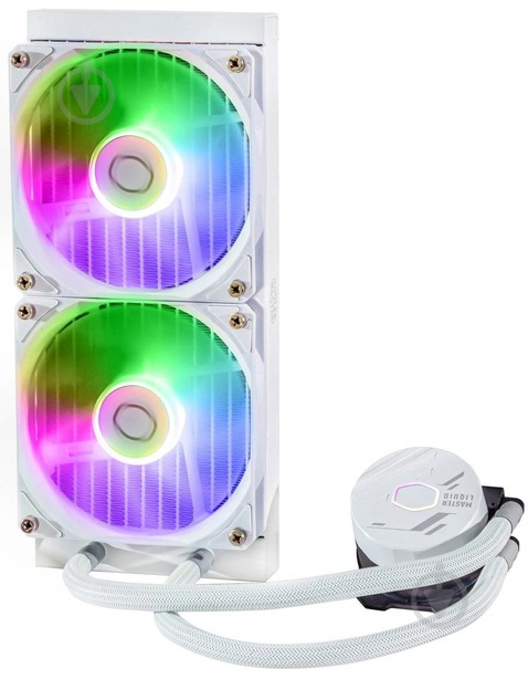 Система водяного охолодження Cooler Master MasterLiquid 240L Core ARGB White (MLW-D24M-A18PZ-RW) - фото 3