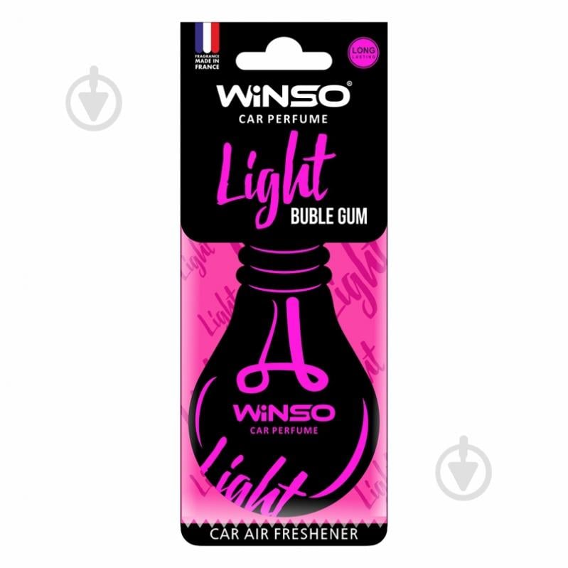 Ароматизатор подвесной WINSO Light Bubble Gum 532940 15 мл - фото 1 Ароматизатор подвесной WINSO Light Bubble Gum 532940 15 мл - фото 1