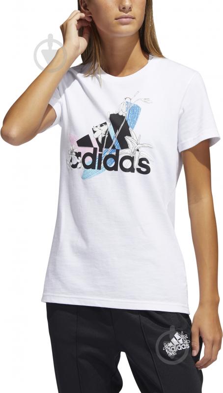 Футболка Adidas NINI GFX TEE GN9151 р.S білий - фото 3
