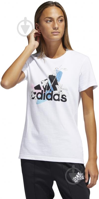 Футболка Adidas NINI GFX TEE GN9151 р.S білий - фото 4