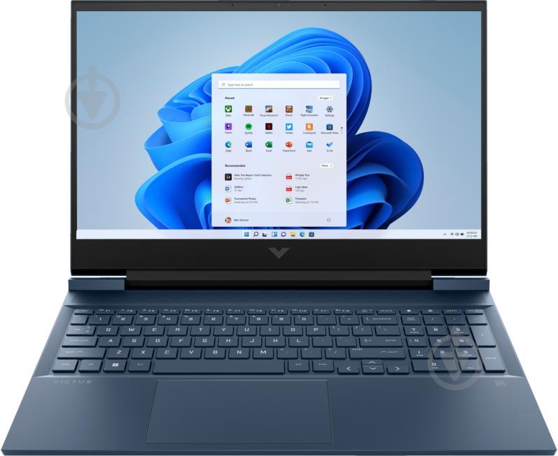 Ноутбук HP Victus 16-d1044ua 16,1" (826P2EA) performance blue - фото 1 Ноутбук HP Victus 16-d1044ua 16,1" (826P2EA) performance blue - фото 1