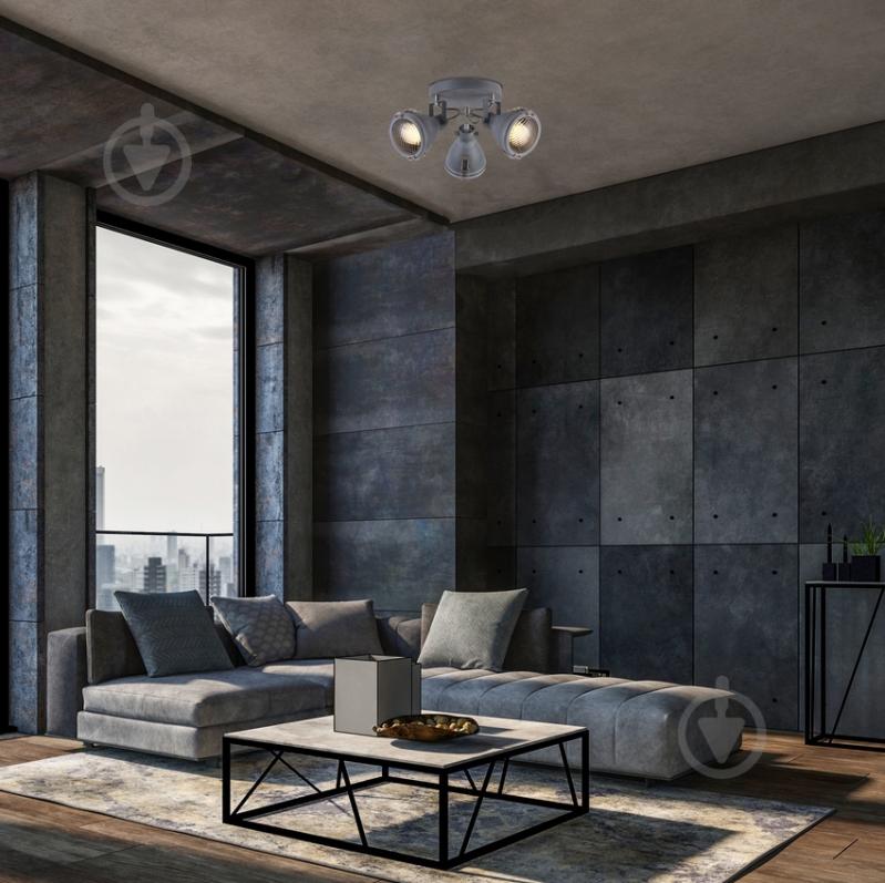 Спот Candellux CRODO 3x40 Вт E14 серый 98-71132 - фото 3