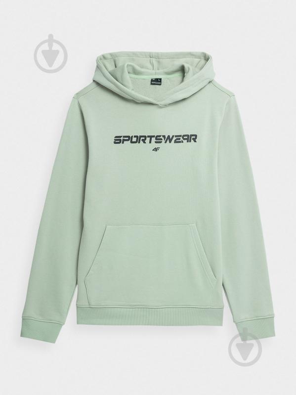 Джемпер 4F SWEATSHIRT M0773 4FAW23TSWSM0773-47S р.M зелений - фото 1