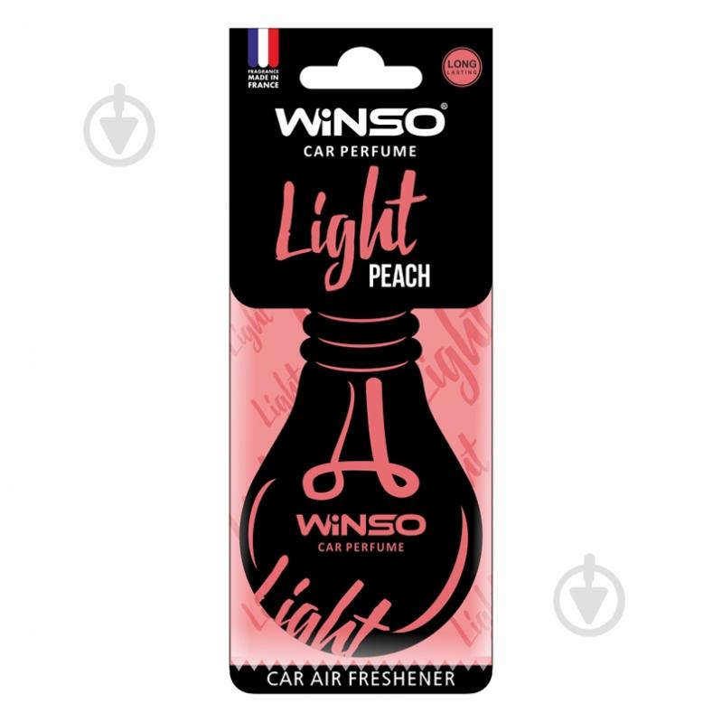 Ароматизатор подвесной WINSO Light Peach 533040 15 мл - фото 1 Ароматизатор подвесной WINSO Light Peach 533040 15 мл - фото 1