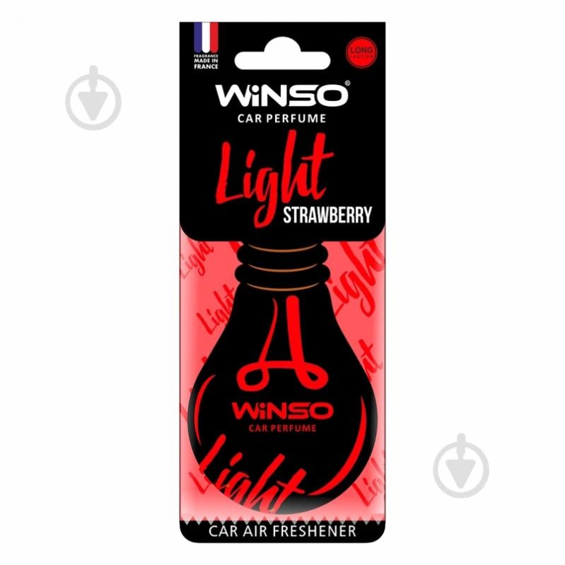 Ароматизатор подвесной WINSO Light Strawberry 533070 15 мл - фото 1 Ароматизатор подвесной WINSO Light Strawberry 533070 15 мл - фото 1