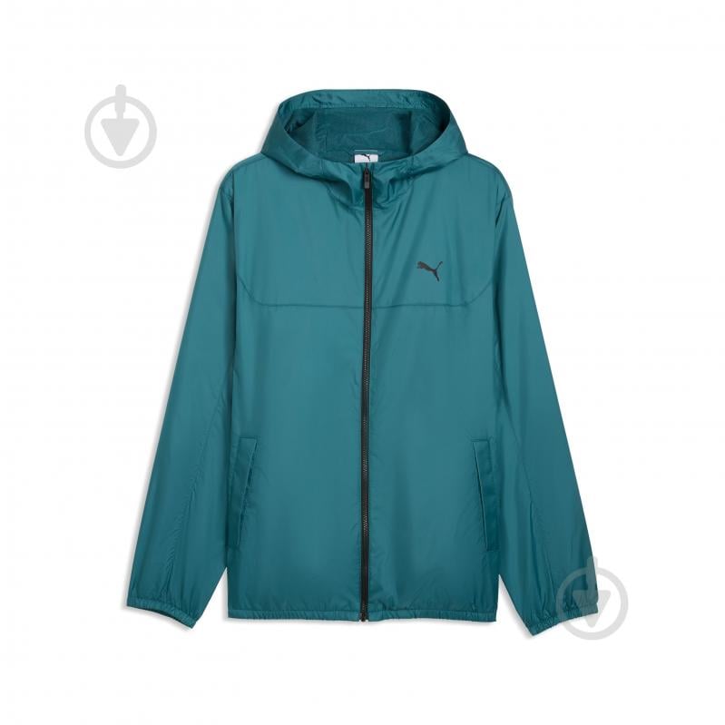 Вітрівка чоловіча Puma Ess Regular Windbreaker 68462541 р.S зелена - фото 1