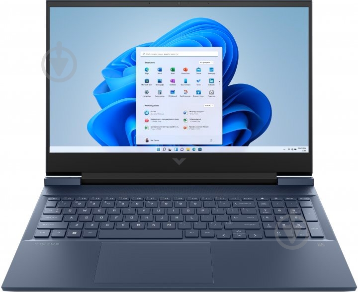 Ноутбук HP Victus 16-d1036ua 16,1" (825H2EA) performance blue - фото 1 Ноутбук HP Victus 16-d1036ua 16,1" (825H2EA) performance blue - фото 1