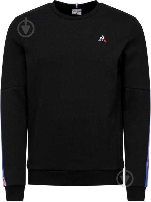 Джемпер Le Coq Sportif TRI SAISON CREW SWEAT N4 M 1921938-LCS р. XS черный - фото 1