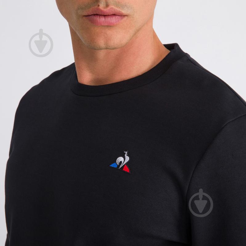 Джемпер Le Coq Sportif TRI SAISON CREW SWEAT N4 M 1921938-LCS р. XS черный - фото 3