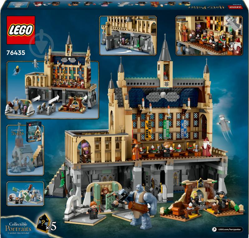 Конструктор LEGO Harry Potter Замок Гоґвортс: Велика зала 76435 - фото 2