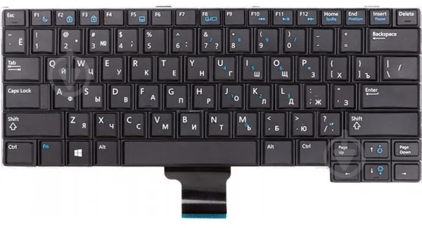 Клавиатура PowerPlant для ноутбука Dell Latitude E7240/E7440 (KB312924) black - фото 1