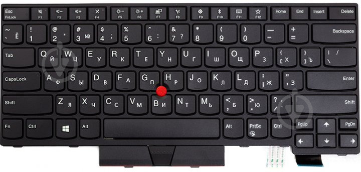 Клавіатура PowerPlant для ноутбука Lenovo Thinkpad T470 (KB313501) black - фото 1