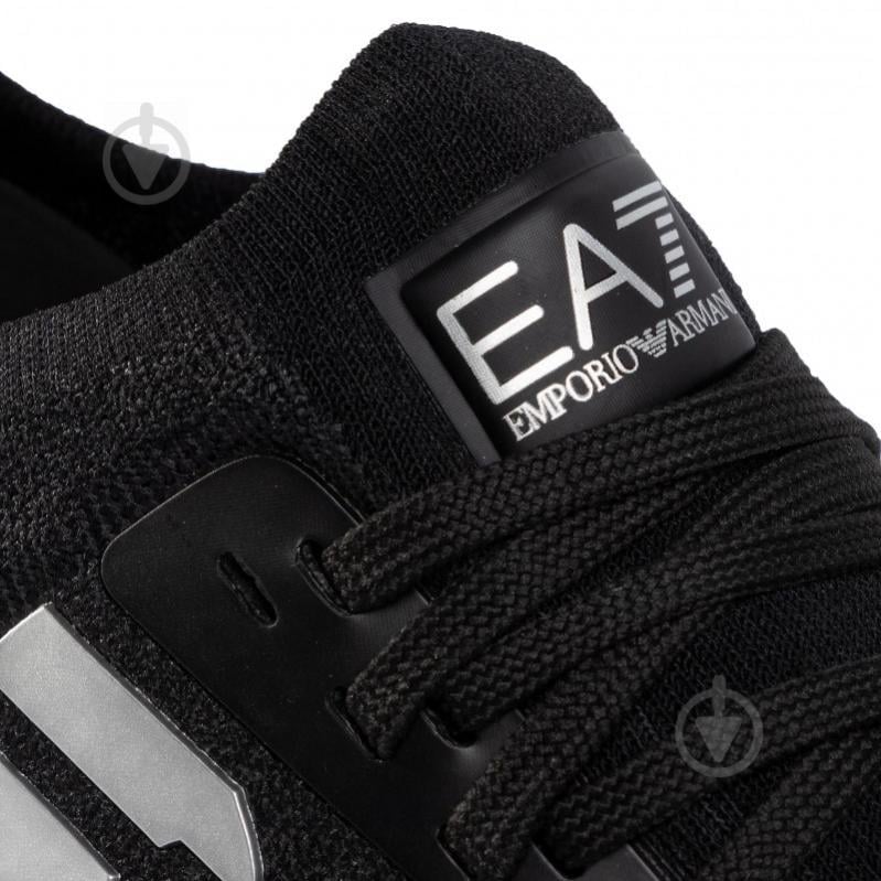 Кросівки чоловічі демісезонні EA7 Woven sneaker X8X048-XK113-N629 р.45 1/3 чорні - фото 6