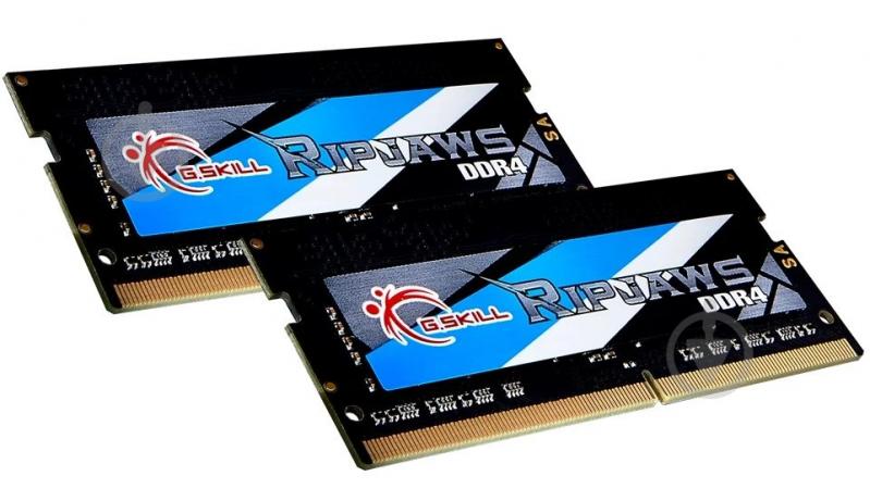 Оперативна пам'ять G.Skill SODIMM DDR4 32 GB (2x16GB) 3200 MHz (F4-3200C22D-32GRS) - фото 3