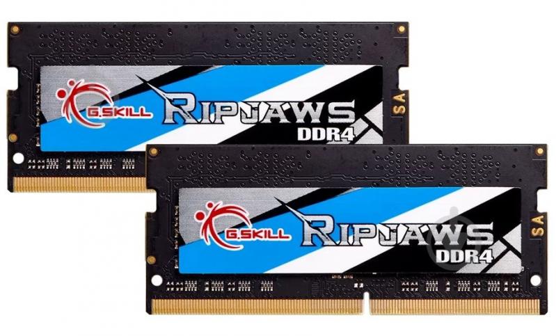 Оперативная память G.Skill SODIMM DDR4 32 GB (2x16GB) 3200 MHz (F4-3200C22D-32GRS) - фото 2