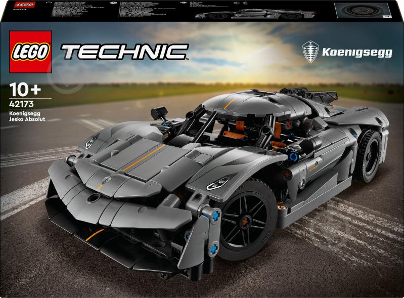 Конструктор LEGO Technic Koenigsegg Jesko Absolut – сірий гіперкар 42173 - фото 1