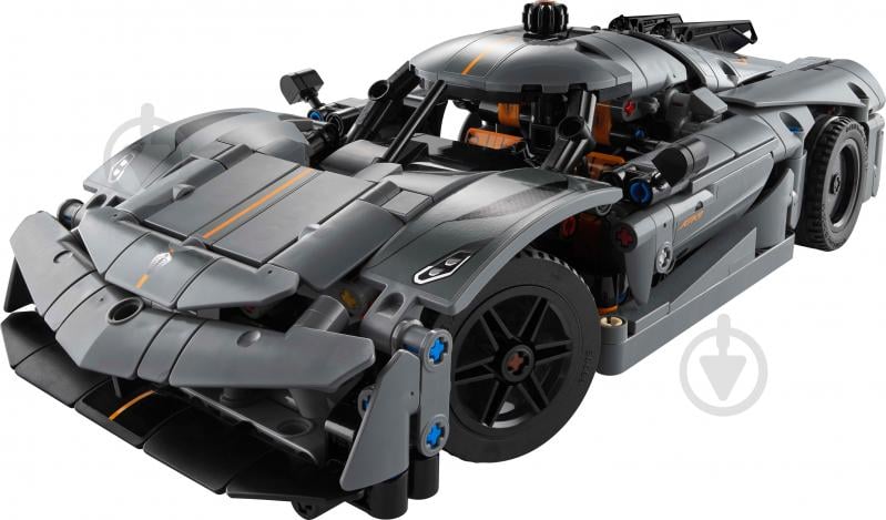 Конструктор LEGO Technic Koenigsegg Jesko Absolut – сірий гіперкар 42173 - фото 3