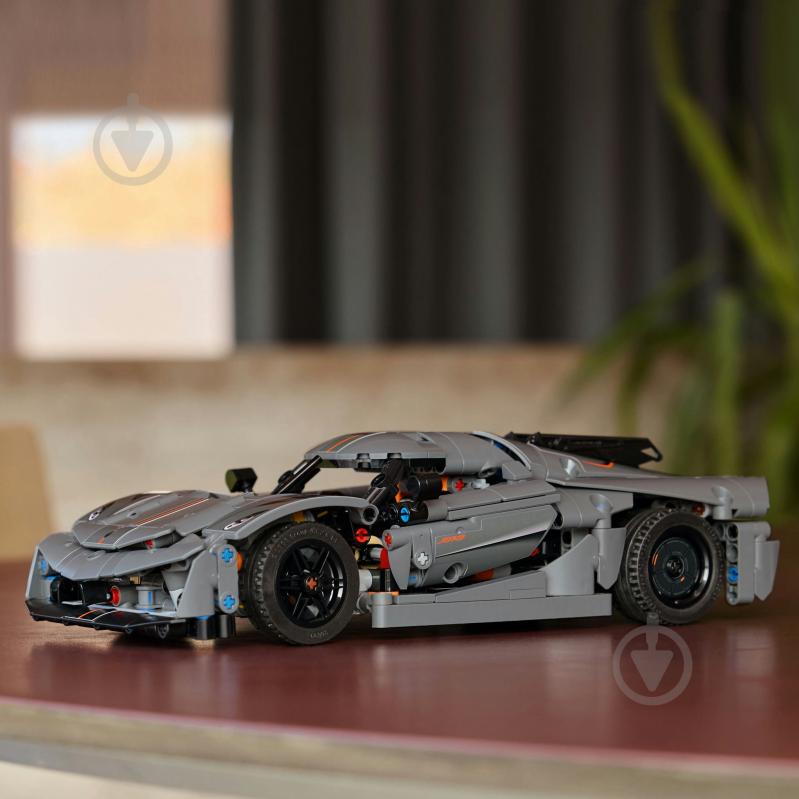 Конструктор LEGO Technic Koenigsegg Jesko Absolut – сірий гіперкар 42173 - фото 6