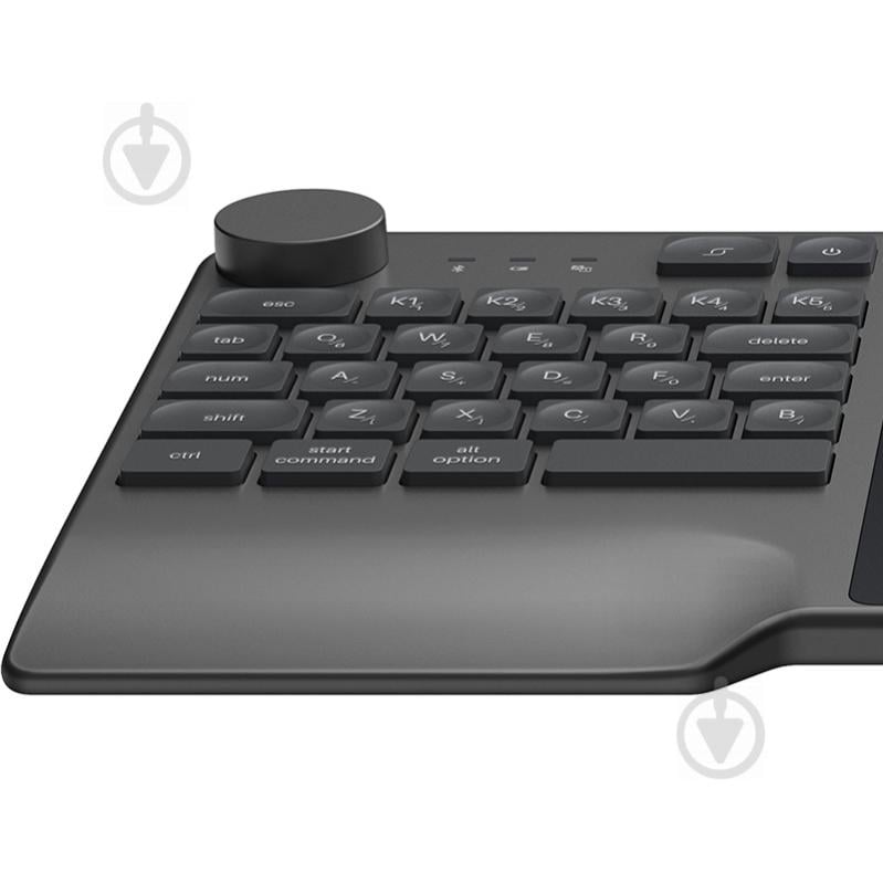 Планшет графічний Huion Inspiroy Keydial KD200 black - фото 5