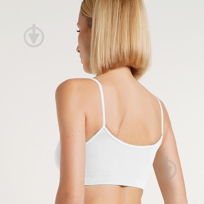 Топ-брасьер Giulia Cami top р.S/M белый - фото 2