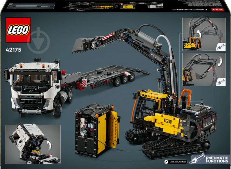 Конструктор LEGO Technic Грузовик Volvo FMX и Электрический экскаватор EC230 42175 - фото 2