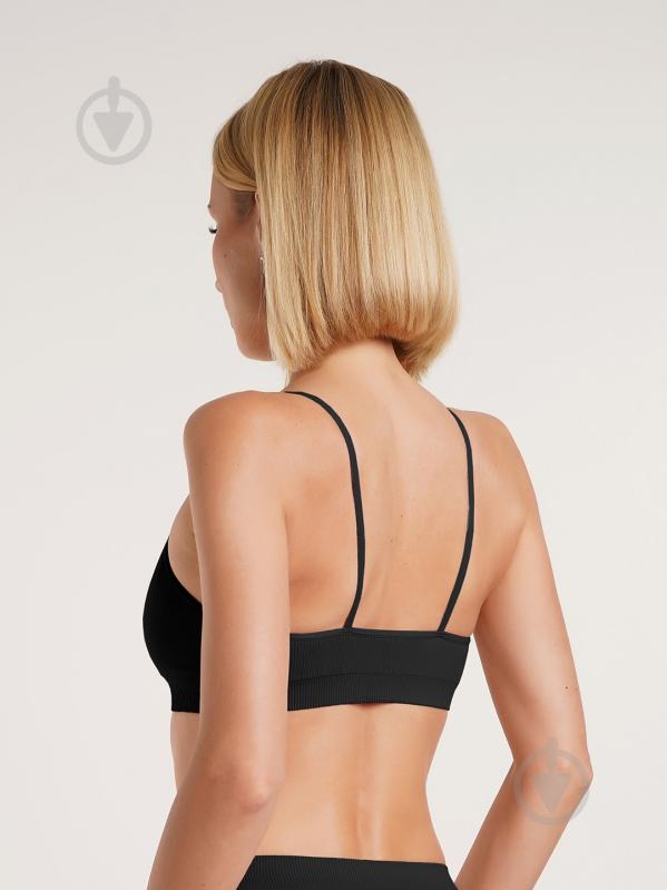 Топ-брасьер Giulia Cami top rib р.S/M черный - фото 2