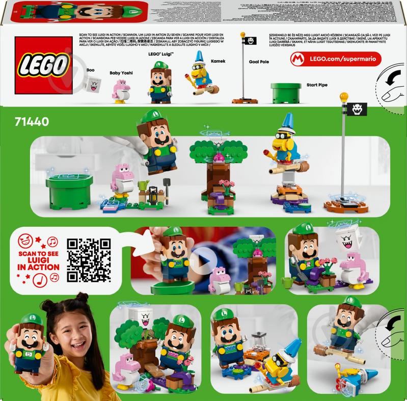 Конструктор LEGO Super Mario Пригоди з інтерактивним LEGO® Луїджі 71440 - фото 2