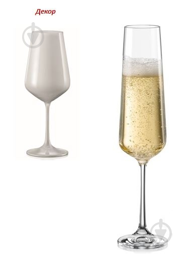 Набор бокалов для шампанского Bohemia Sandra b40728-D4594 200 мл 6 шт. - фото 1 Набор бокалов для шампанского Bohemia Sandra b40728-D4594 200 мл 6 шт. - фото 1