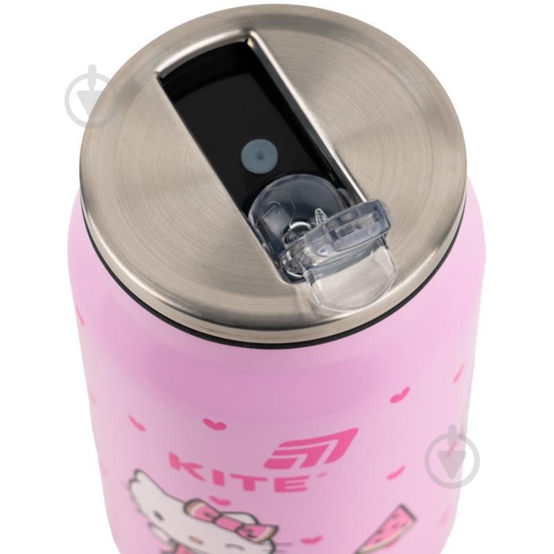 Термочашка с трубочкой KITE Hello Kitty 350 мл HK25-1263 розовый с рисунком - фото 2