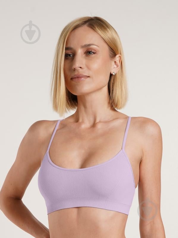Топ-брасьєр Giulia Cami top rib orchid bloom р.S/M бузковий - фото 1 Топ-брасьєр Giulia Cami top rib orchid bloom р.S/M бузковий - фото 1