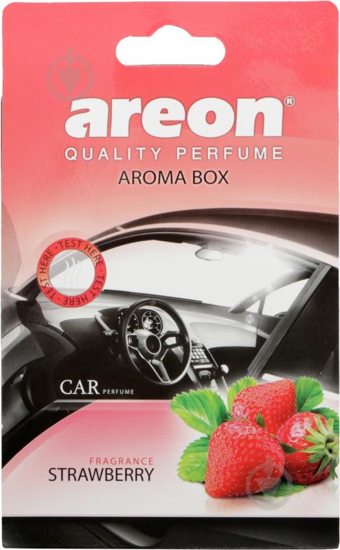Ароматизатор под сиденье Areon Aroma Box Strawberry - фото 1