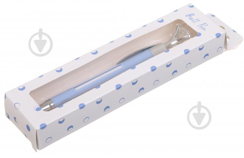 Ручка шариковая Бриллиант голубая - фото 5