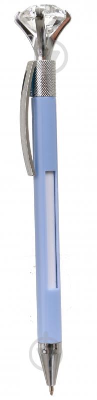 Ручка шариковая Бриллиант голубая - фото 2