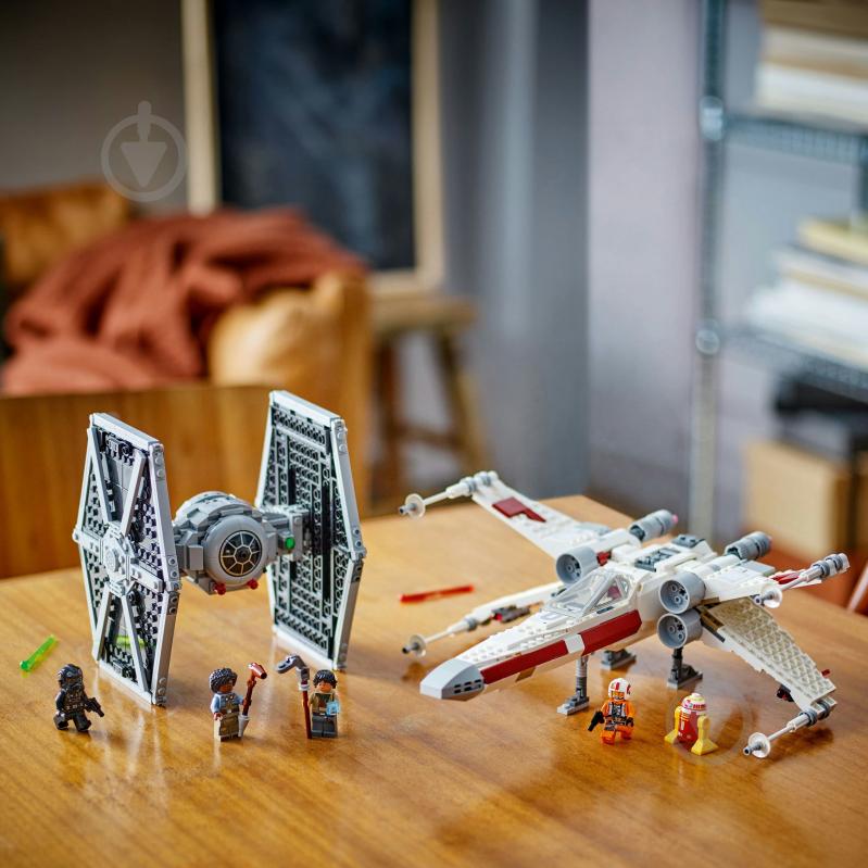 Конструктор LEGO Star Wars Сборный пакет «Истребитель TIE и Корабль X-wing» 75393 - фото 6