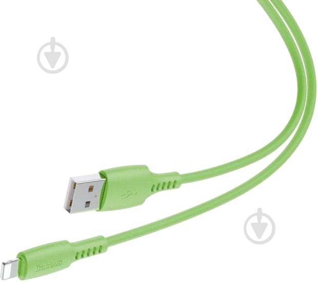 Кабель BASEUS USB AM-Lightning M 2.4A 1,2 м green (CALDC-06) - фото 2