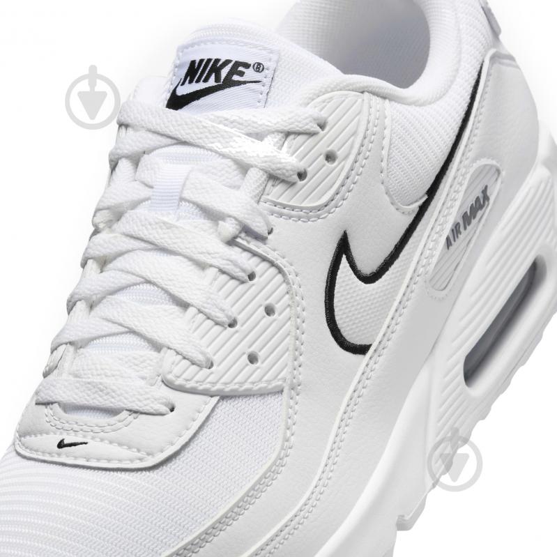 Кросівки чоловічі демісезонні Nike Air Max 90 HF3835-100 р.44 білі - фото 6