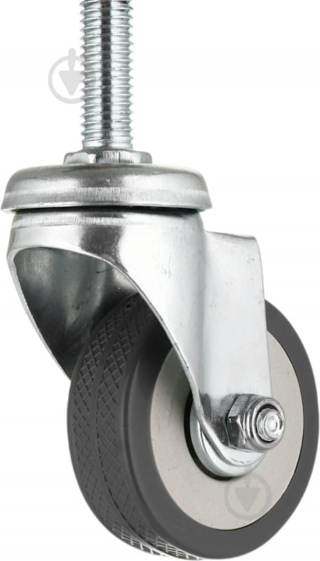 Колесо поворотне Longway d50 мм з різьбовим штифтом М10 3062-50 - фото 1