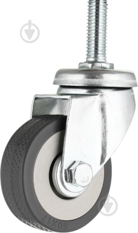 Колесо поворотне Longway d50 мм з різьбовим штифтом М10 3062-50 - фото 5
