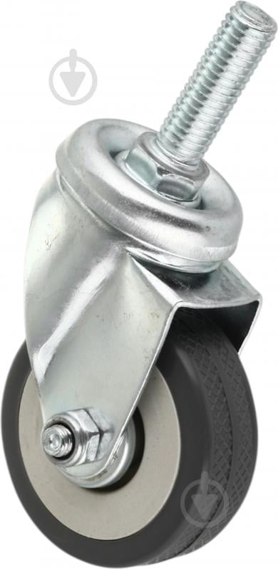 Колесо поворотне Longway d50 мм з різьбовим штифтом М10 3062-50 - фото 3