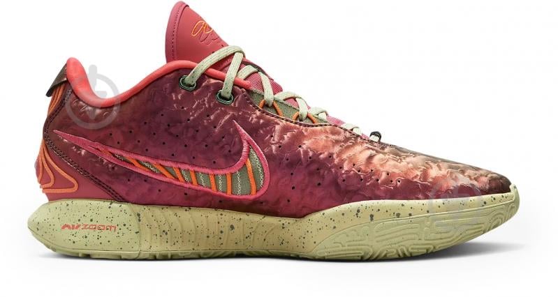 Кроссовки чоловічі демісезонні Nike LEBRON XXI FN0708-800 р.44 красные - фото 2