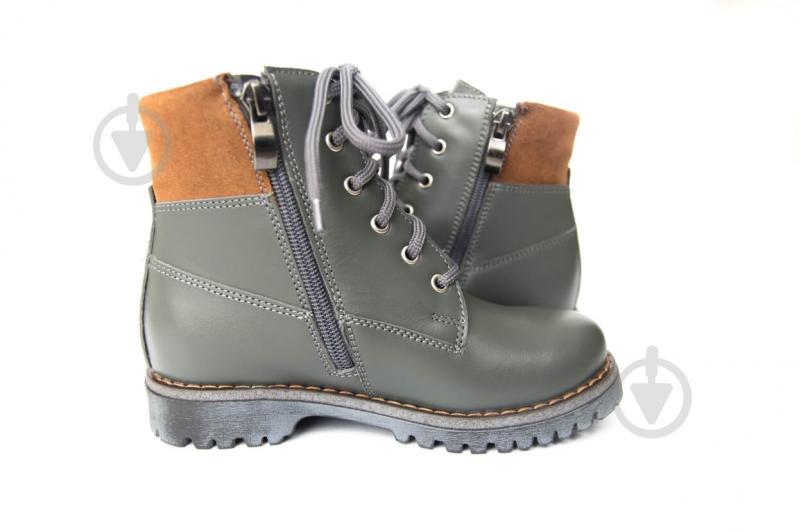Ботинки для мальчика Мальви р.33 серый Ш-336 - фото 2