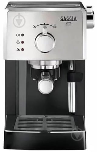 Кофеварка рожковая Gaggia Viva Deluxe Black - фото 1 Кофеварка рожковая Gaggia Viva Deluxe Black - фото 1