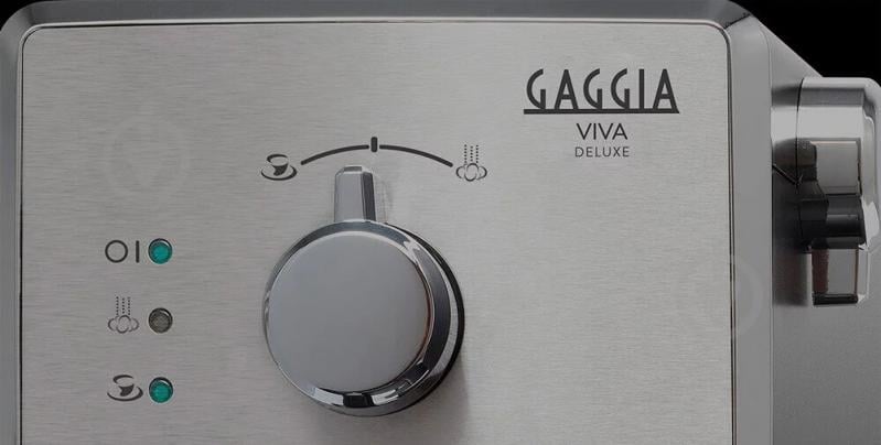 Кофеварка рожковая Gaggia Viva Deluxe Black - фото 2 Кофеварка рожковая Gaggia Viva Deluxe Black - фото 2